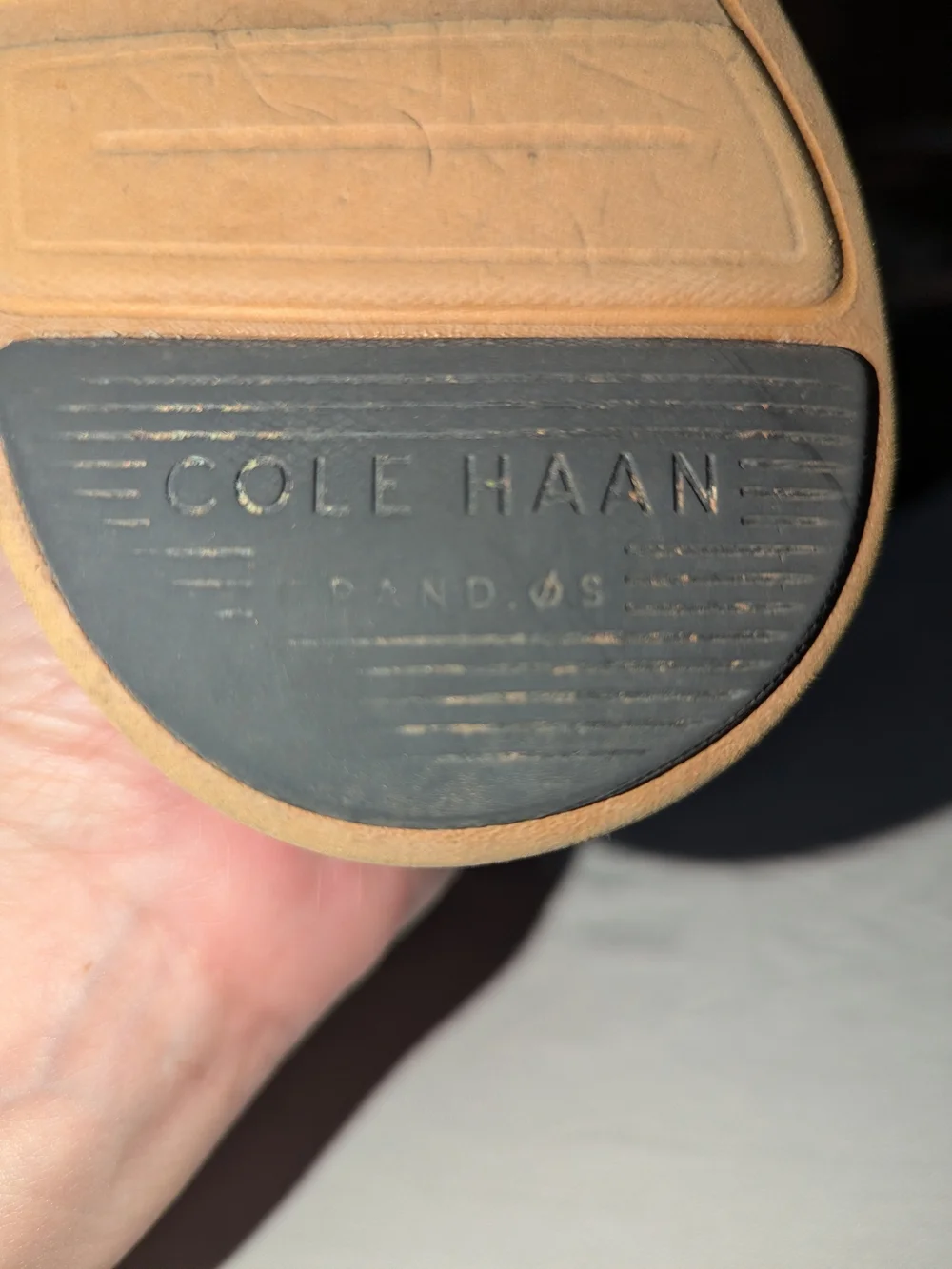 Cole Haan Men's Blue Suede Wingtip Oxfords